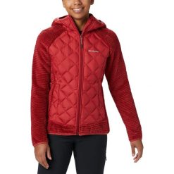 Kurtka polarowa Columbia Techy Hybrid 1748421602 - czerwony. Czerwone kurtki damskie Columbia, m, bez wzorów, z polaru, bez kaptura. Za 342,99 zł.