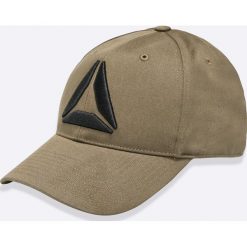 Reebok - Czapka. Szare czapki z daszkiem męskie Reebok. W wyprzedaży za 79,90 zł.