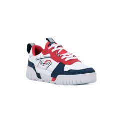 Buty Tommy Hilfiger 020SIGNATURE. Białe trampki męskie TOMMY HILFIGER, bez wzorów, bez zapięcia. Za 440,09 zł.