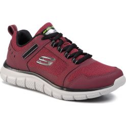 Buty SKECHERS - 232001 BUBK Red. Czerwone buty sportowe męskie Skechers, ze skóry, bez zapięcia, na fitness i siłownię. Za 229,99 zł.