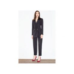 Spodnie438 Czarny. Czarne spodnie damskie FIGL, xl, z podwyższonym stanem. Za 139,00 zł.