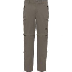 Spodnie The North Face Exploration Convertible T0CL9Q9ZG - brązowy. Pomarańczowe spodnie męskie The North Face, m, bez wzorów. Za 234,99 zł.