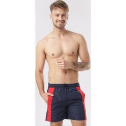 Granatowe Szorty Melikaia. Niebieskie spodenki i szorty męskie Born2be, xl, bez wzorów. W wyprzedaży za 29,99 zł.