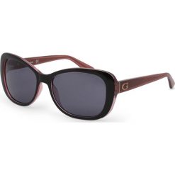 Guess Jeans - Okulary GU7475. Czarne okulary przeciwsłoneczne damskie Guess Jeans, prostokątne. Za 499,90 zł.