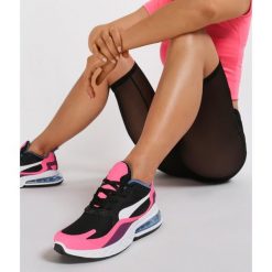 Czarno-Różowe Sneakersy Clareino. Czarne sneakersy damskie Renee. Za 109,99 zł.