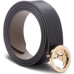 Pasek Damski VERSACE COLLECTION - LCD0276 LVCHL L410 Nero. Czarne paski damskie marki Versace Collection, w paski, ze skóry. Za 809,00 zł.