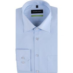 Koszula SIMONE KDNR00027. Niebieskie koszule męskie Giacomo Conti, m, bez wzorów, z bawełny, eleganckie, z włoskim kołnierzykiem, bez rękawów. Za 259,00 zł.