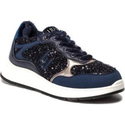 Sneakersy LIU JO - Asia 06 B69009 TX049 Marine S1113. Niebieskie półbuty damskie Liu Jo, na co dzień, bez wzorów, ze skóry, marine, bez obcasa, bez zapięcia. W wyprzedaży za 599,00 zł.