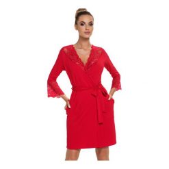 Szlafrok Stella Red. Czerwone szlafroki damskie marki Donna. Za 146,90 zł.