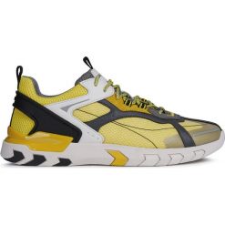 Geox - Buty. Żółte sneakersy męskie Geox, ze skóry, na sznurówki. Za 559,90 zł.