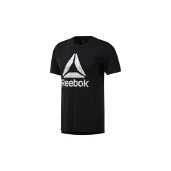 T-shirty z krótkim rękawem Reebok Sport Koszulka WOR Graphic Tech. Czarne koszulki męskie Reebok Sport, m, bez wzorów, sportowe, bez kołnierzyka, krótkie. Za 99,95 zł.