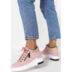 Różowe Sneakersy Solidago. Różowe sneakersy damskie Born2be. Za 89,99 zł.