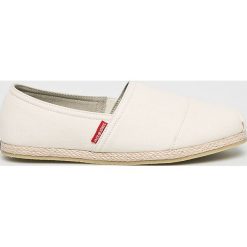 Jack & Jones - Espadryle. Brązowe espadryle męskie Jack & Jones, bez wzorów, z materiału. W wyprzedaży za 99,90 zł.