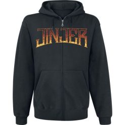Bluzy męskie: Jinjer Cloud Factory Bluza z kapturem rozpinana czarny