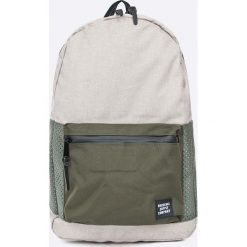 Herschel - Plecak. Szare plecaki damskie Herschel, w paski, z materiału. W wyprzedaży za 199,90 zł.