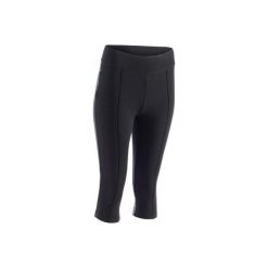 Rybaczki Gym & Pilates 520 damskie. Czarne rybaczki damskie DOMYOS, xl, bez wzorów, z elastanu. Za 44,99 zł.