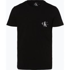 Calvin Klein Jeans - T-shirt męski, czarny. Niebieskie t-shirty męskie marki Calvin Klein Jeans, m, z aplikacjami, z bawełny. Za 129,95 zł.