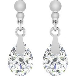 Złote kolczyki-wkrętki z syntetycznymi topazami. Szare kolczyki damskie Art of Diamond & Co., z topazem, złote. W wyprzedaży za 1033,95 zł.