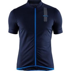 Craft koszulka rowerowa męska Rise ciemny niebieski L. Niebieskie koszulki męskie Craft, s, bez wzorów, z klasycznym kołnierzykiem, bez rękawów, na fitness i siłownię. Za 229,00 zł.