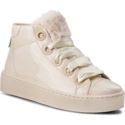 Sneakersy GUESS - FLURL3 PAF12 BEIGE. Brązowe półbuty damskie Guess, ze skóry ekologicznej. W wyprzedaży za 349,00 zł.