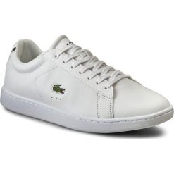 Sneakersy LACOSTE - Carnaby Bl 1 7-32SPW0132001 Wht. Białe półbuty damskie Lacoste, ze skóry ekologicznej. W wyprzedaży za 299,99 zł.