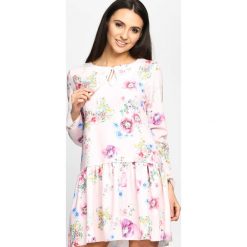 Łososiowa Sukienka Baylor. Czerwone sukienki mini marki Born2be, s, z elastanu. Za 74,99 zł.