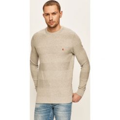 Premium by Jack&Jones - Sweter. Zielone swetry męskie Premium by Jack&Jones, s, bez wzorów, z bawełny, z okrągłym kołnierzem, bez kaptura. W wyprzedaży za 79,90 zł.