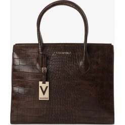 VALENTINO HANDBAGS - Damska torba shopper – Winter Memento, brązowy. Pomarańczowe torby damskie na zakupy VALENTINO HANDBAGS, bez wzorów, ze skóry, eleganckie, bez dodatków. Za 649,95 zł.