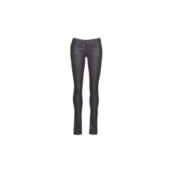 Jeansy slim fit Replay LUZ. Czarne jeansy damskie marki Replay, bez wzorów, z jeansu. Za 455,20 zł.