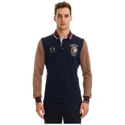 Galvanni Koszulka Polo Męska Rockhampton Xl Ciemny Niebieski. Niebieskie koszulki polo męskie marki GALVANNI, xl, bez wzorów, eleganckie, polo, z długim rękawem, długie. W wyprzedaży za 299,00 zł.