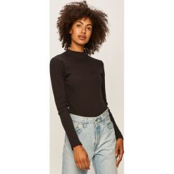 Levi's - Longsleeve. Czarne bluzki damskie Levi's®, s, bez wzorów, z elastanu, casualowe, z golfem, z długim rękawem. Za 189,90 zł.