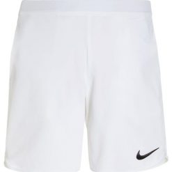Nike Performance FLEX ACE Krótkie spodenki sportowe white/black. Białe spodenki chłopięce Nike Performance, z elastanu, sportowe. W wyprzedaży za 127,20 zł.