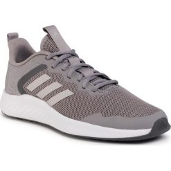Buty adidas - Fluidstreet FW1702 Grey. Szare buty sportowe męskie Adidas, z materiału, bez zapięcia, do biegania. Za 249,00 zł.