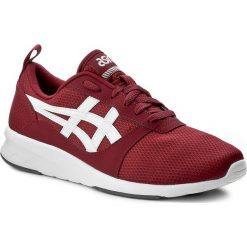 Sneakersy ASICS - TIGER Lyte-Jogger H7G1N Burgundy/White 2601. Czerwone sneakersy damskie Asics, ze skóry ekologicznej. W wyprzedaży za 179,00 zł.