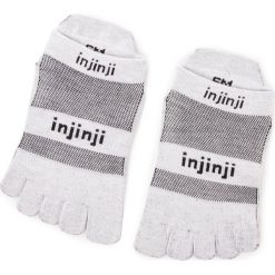 Skarpety Niskie Unisex INJINJI - 201110 Gray. Szare skarpetki damskie Injinji, bez wzorów, z poliesteru. Za 54,99 zł.