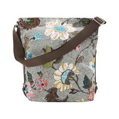 Ceannis Torebka Flower Linen szary w kwiaty female szary/ze wzorem. Szare torebki klasyczne damskie Ceannis, w kwiaty, z bawełny, klasyczne, na ramię, bez dodatków. Za 399,00 zł.