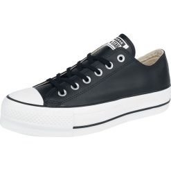Converse Chuck Taylor All Star Lift Clean - OX Buty sportowe czarny. Czarne buty sportowe damskie Converse, z gumy. Za 284,90 zł.