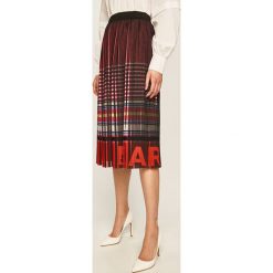 Karl Lagerfeld - Spódnica. Spódniczki damskie KARL LAGERFELD, na co dzień, bez wzorów, z poliesteru, casualowe, midi, rozkloszowane. Za 1049,00 zł.