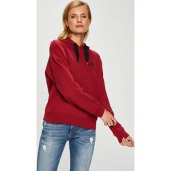 Lee - Bluza. Czerwone bluzy damskie z kapturem marki Lee, s, z bawełny. W wyprzedaży za 199,90 zł.