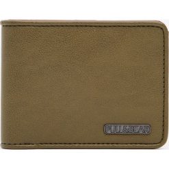 Portfele męskie: Portfel w kolorze khaki z logo