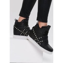 Czarne Sneakersy Brookhaven. Czarne koturny damskie Renee, bez wzorów, sportowe. Za 79,99 zł.
