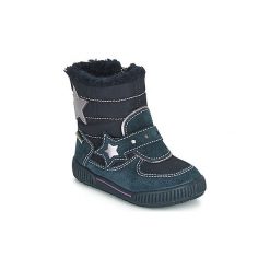 Śniegowce Dziecko Primigi RIDE 19 GORE-TEX. Niebieskie kozaki dziewczęce Primigi, bez wzorów, z gore-texu, bez obcasa. Za 289,00 zł.