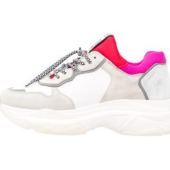 Trampki damskie slip on: Bronx Tenisówki i Trampki white/red/fuchsia