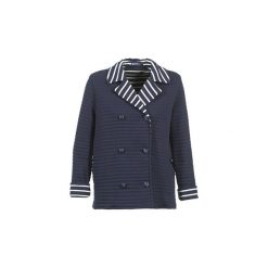 Płaszcze Petit Bateau RODUNE. Niebieskie płaszcze damskie pastelowe Petit Bateau, l. Za 419,30 zł.