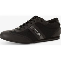 BOSS - Tenisówki męskie – Lighter_Lowp_mxme, czarny. Czarne trampki męskie Boss, bez wzorów, eleganckie, bez zapięcia. Za 649,95 zł.