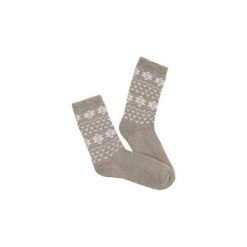 Skarpetki frotte we wzory. Szare skarpetki damskie marki TXM. Za 5,99 zł.