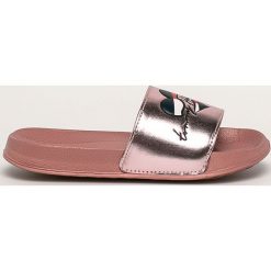 Tommy Hilfiger - Klapki dziecięce. Różowe sandały dziewczęce TOMMY HILFIGER, z materiału, bez zapięcia. Za 139,90 zł.