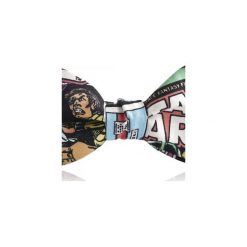 Mucha wiązana STAR WARS komiks. Czarne muszki męskie marki HisOutfit, z motywem z bajki, retro. Za 89,00 zł.