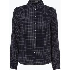 Opus - Bluzka damska – Flena, niebieski. Niebieskie bluzki damskie Opus, w kratkę, z materiału, bez kołnierzyka, bez rękawów. Za 269,95 zł.