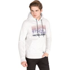 Jack & Jones Bluza Szary. Szare bluzy męskie Jack & Jones, s, z haftami, z bawełny, bez kołnierzyka, bez rękawów, bez kaptura. Za 219,95 zł.